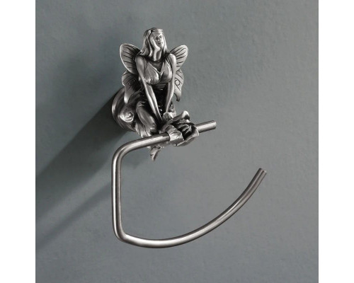 Купить Полотенцедержатель серебро Art&Max Fairy AM-0986-T в магазине сантехники Santeh-Crystal.ru