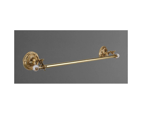 Заказать Полотенцедержатель 70 см античное золото Art&Max Barocco Crystal AM-1779-Do-Ant-C в магазине сантехники Santeh-Crystal.ru