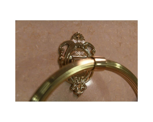 Купить Полотенцедержатель кольцевой античное золото Art&Max Impero AM-1231-Do-Ant в магазине сантехники Santeh-Crystal.ru