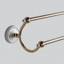 Полотенцедержатель двойной 60 см светлое золото/белый Devon&Devon Dorothy DOR412OT Полотенцедержатель двойной 60 см светлое золото/белый Devon&Devon Dorothy DOR412OT