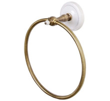 Кольцо для полотенец бронза/белый Devon&Devon Dorothy DOR407BR