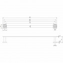Полотенцедержатель 64,5 см Villeroy & Boch Elements-Striking TVA152002000K5