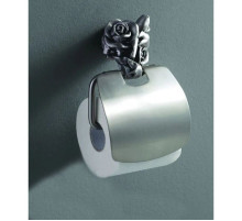 Держатель для туалетной бумаги серебро Art&Max Rose AM-0919-T