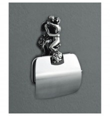 Держатель для туалетной бумаги серебро Art&Max Romantic AM-0819-T