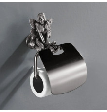 Держатель для туалетной бумаги серебро Art&Max Fairy AM-0989-T