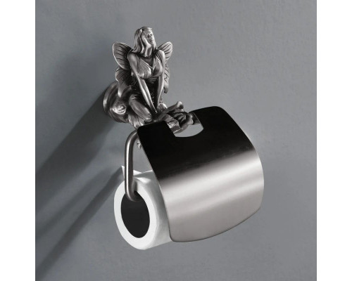 Купить Держатель для туалетной бумаги серебро Art&Max Fairy AM-0989-T в магазине сантехники Santeh-Crystal.ru