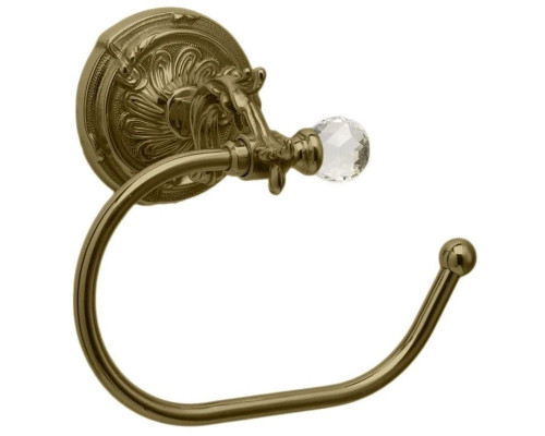 Приобрести Держатель для туалетной бумаги бронза Art&Max Barocco Crystal AM-1782-Br-C в магазине сантехники Santeh-Crystal.ru