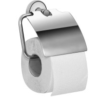 Держатель туалетной бумаги с крышкой хром/белый IDDIS Calipso CALSBC0I43
