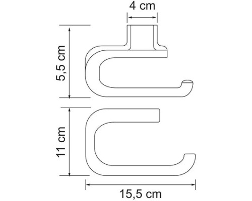 Приобрести Держатель туалетной бумаги WasserKRAFT Kammel K-8396 в магазине сантехники Santeh-Crystal.ru