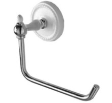 Держатель туалетной бумаги хром/белый Devon&Devon Dorothy DOR411CR