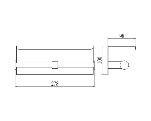 Заказать Держатель туалетной бумаги Savol S-00AK57 в магазине сантехники Santeh-Crystal.ru