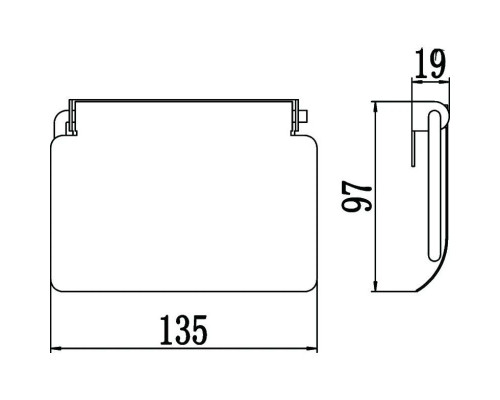 Купить Держатель туалетной бумаги Savol S-006623 в магазине сантехники Santeh-Crystal.ru