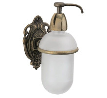 Дозатор жидкого мыла с держателем бронза Art&Max Impero AM-1705-Br