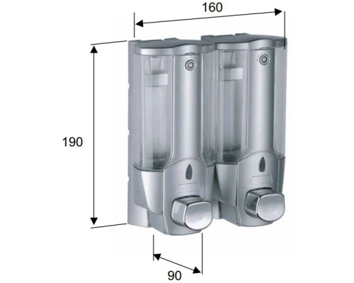 Заказать Дозатор Remer Bagno RB602CR в магазине сантехники Santeh-Crystal.ru