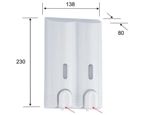 Приобрести Дозатор Remer Bagno RB605BICR в магазине сантехники Santeh-Crystal.ru