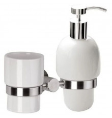 Стакан с дозатором Remer Minimal Inox MI18INOXCR