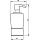 Купить Дозатор мыльной пены 220 мл KEUCO Elegance New 11653019001 в магазине сантехники Santeh-Crystal.ru