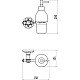 Приобрести Дозатор Savol 58C S-005831C в магазине сантехники Santeh-Crystal.ru