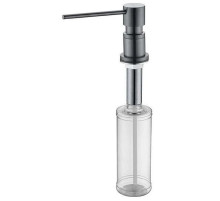 Дозатор 350 мл вороненая сталь Paulmark Kraft D003-GM