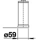 Приобрести Дозатор для жидкого мыла 300 мл Blanco Lato хром/темная скала 525817 в магазине сантехники Santeh-Crystal.ru