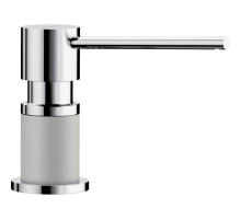 Дозатор для жидкого мыла 300 мл Blanco Lato хром/жемчужный 525818