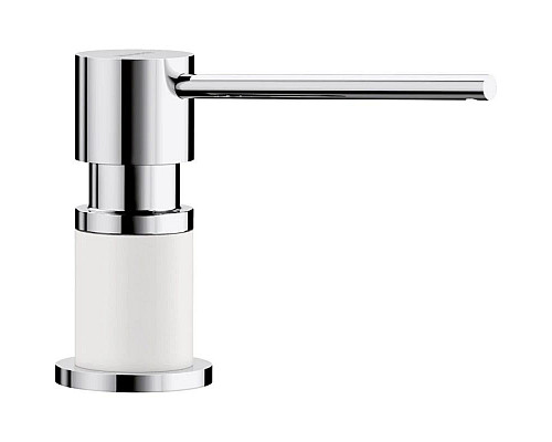 Santeh-Crystal.ru: Дозатор для жидкого мыла 300 мл Blanco Lato хром/белый 525814 Купить Дозатор для жидкого мыла 300 мл Blanco Lato хром/белый 525814 в магазине сантехники Santeh-Crystal.ru