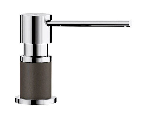 Santeh-Crystal.ru: Дозатор для жидкого мыла 300 мл Blanco Lato хром/кофе 525815 Заказать Дозатор для жидкого мыла 300 мл Blanco Lato хром/кофе 525815 в магазине сантехники Santeh-Crystal.ru