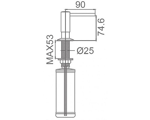 Santeh-Crystal.ru: Дозатор 350 мл Milacio MC.931.BG Купить Дозатор 350 мл Milacio MC.931.BG в магазине сантехники Santeh-Crystal.ru