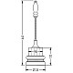 Заказать Ёршик хром/белый Devon&Devon Dorothy 2DOR417CR в магазине сантехники Santeh-Crystal.ru