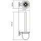 Приобрести Ёршик WasserKRAFT Diemel K-2227 в магазине сантехники Santeh-Crystal.ru