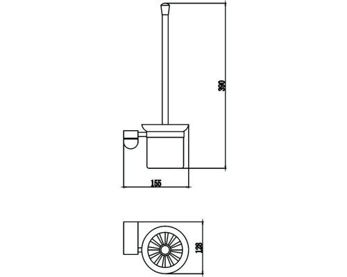Приобрести Ёршик Savol 73 S-007394 в магазине сантехники Santeh-Crystal.ru