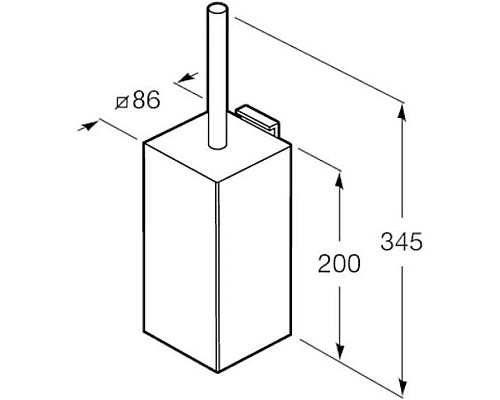 Заказать Ёршик Roca Rubik 816851001 в магазине сантехники Santeh-Crystal.ru