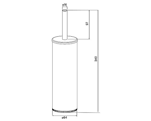 Купить Ёршик IDDIS BRUBL0i47 в магазине сантехники Santeh-Crystal.ru