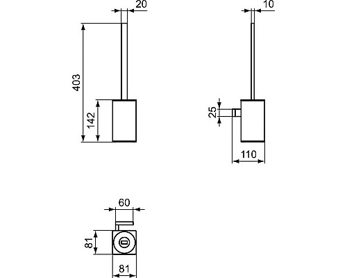 Приобрести Ёршик Ideal Standard Conca T4494A2 в магазине сантехники Santeh-Crystal.ru