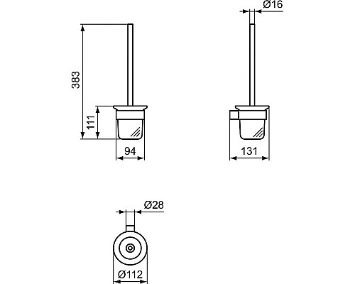 Приобрести Ёршик Ideal Standard Conca T4495A2 в магазине сантехники Santeh-Crystal.ru