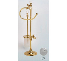 Комплект для туалета хром Art&Max Barocco Crystal AM-1948-Cr-C