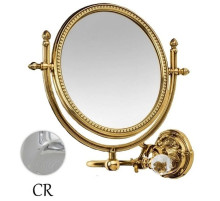Косметическое зеркало хром Art&Max Barocco Crystal AM-2109-Cr-C