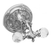 Крючок двойной хром Art&Max Barocco Crystal AM-1784-Cr-C