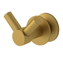 Крючок двойной золотой матовый Сунержа Виктория 032-2010-0002