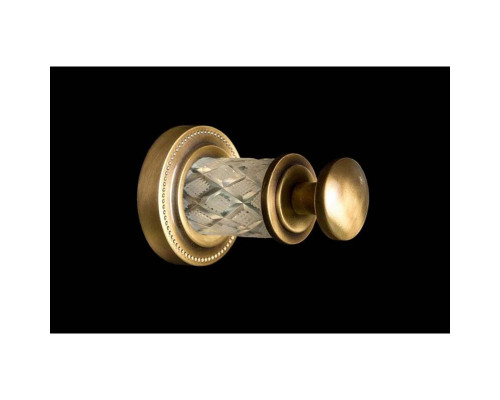 Заказать Крючок Boheme Murano Cristal 10906-CRST-BR в магазине сантехники Santeh-Crystal.ru