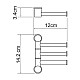 Купить Крючок WasserKRAFT K-1053W в магазине сантехники Santeh-Crystal.ru