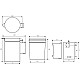 Заказать Мусорное ведро Bemeta Hotel Equipment 125115051 в магазине сантехники Santeh-Crystal.ru