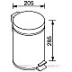 Купить Мусорное ведро 5 л Aquanet 00187082 в магазине сантехники Santeh-Crystal.ru