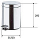Купить Мусорное ведро 5 л Remer Bagno RB502CR в магазине сантехники Santeh-Crystal.ru