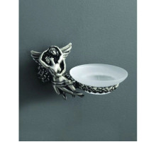 Мыльница с держателем серебро Art&Max Romantic AM-0815-T