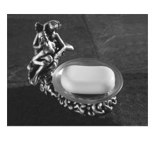 Мыльница настольная серебро Art&Max Romantic AM-0081C-T