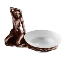 Мыльница с держателем медь Art&Max Juno AM-0715-C