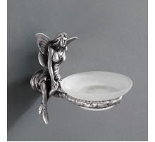 Мыльница с держателем серебро Art&Max Fairy AM-0985-T