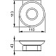 Приобрести Мыльница Aquanet 00187073 в магазине сантехники Santeh-Crystal.ru