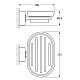Приобрести Мыльница FBS Nostalgy NOS 010 в магазине сантехники Santeh-Crystal.ru